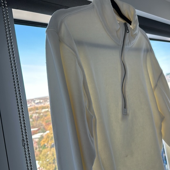 Girlfriend Collective Ivory Half Zip - Picture 4 of 10